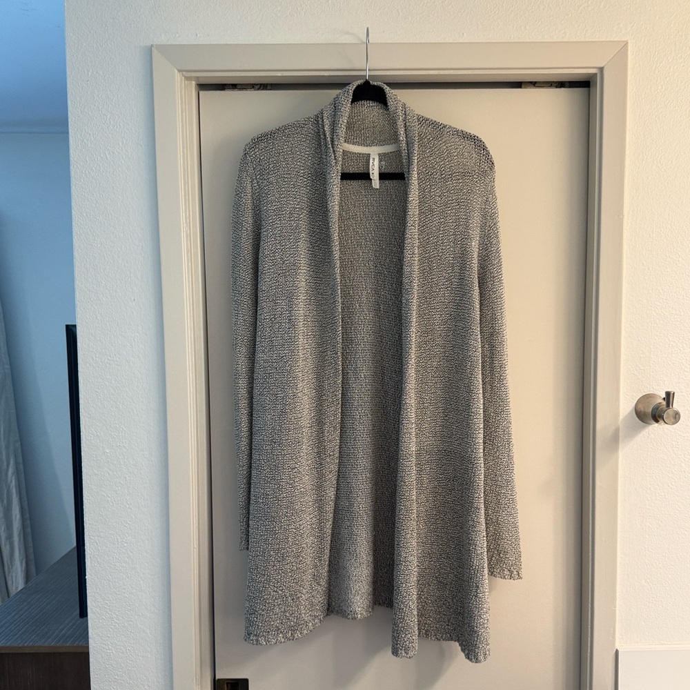 RVCA Heather Gray Open Cardigan